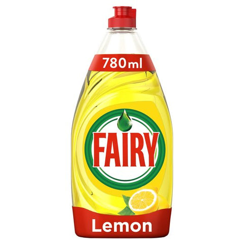 Fairy Lemon Washing Up Liquid Lemon 780Ml