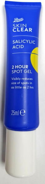 Boots Skin Clear Salicylic Acid 2 HOUR Spot Gel 25ml & Spot blemish 23 ...